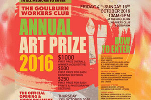 The Goulburn Workers Club Annual Art Prize 2016